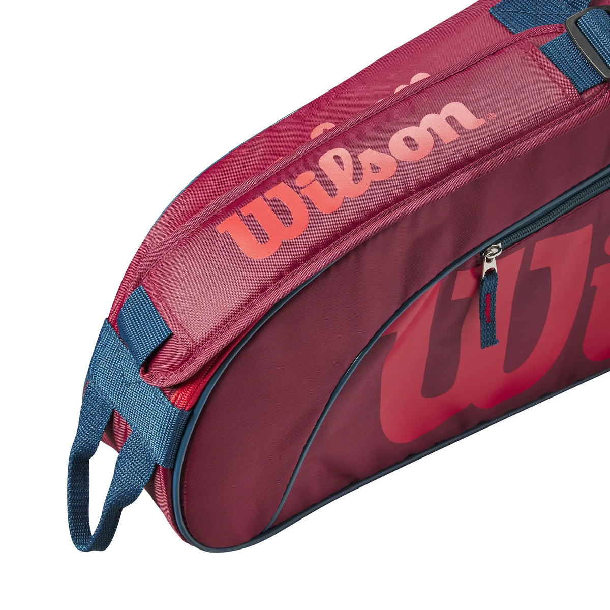 Saco de raquetes Wilson Júnior 3 Raquetes Vermelho