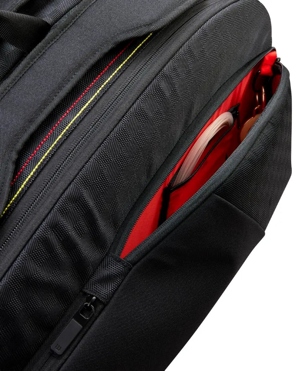 Saco Wilson Pro Staff Classic para 6 Raquetes Preto