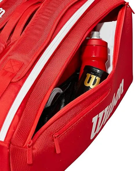 Saco de raquetes Wilson Super Tour 15 Vermelho