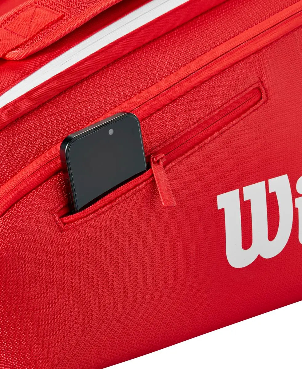 Wilson Super Tour 9 Racket Bag Red