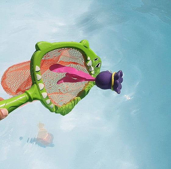 Aquatic Set Swimming Net Fishing and 2 Fish