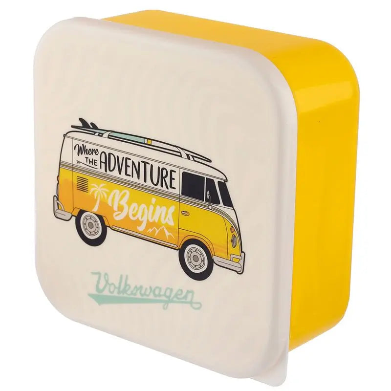 Conjunto de 3 Recipientes Herméticos Caravana Volkswagen Campervan VW T1 Surf M/L/XL (BJ)
