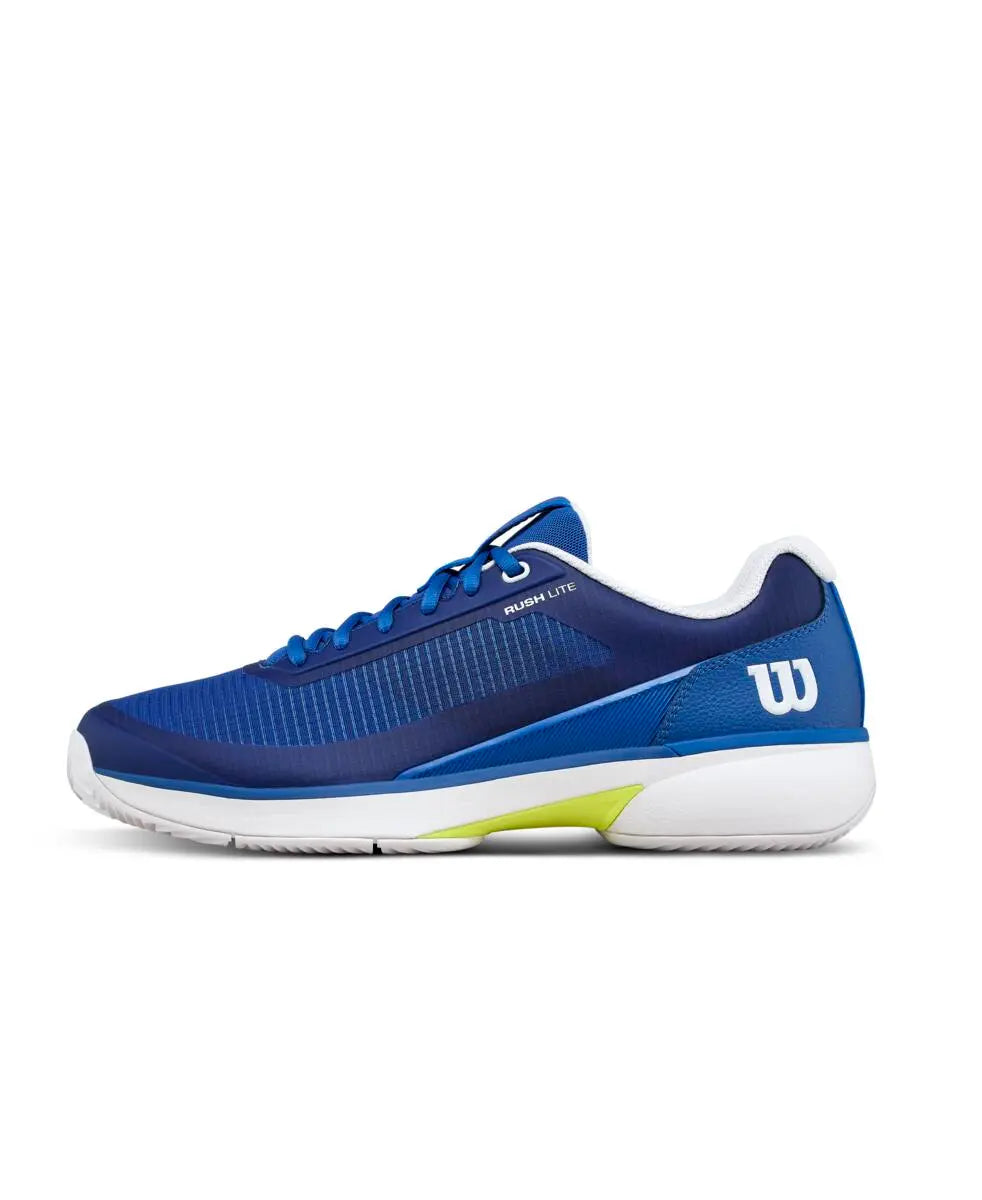 Sapatilhas Wilson Rush Lite 5 Clay Homem Azul
