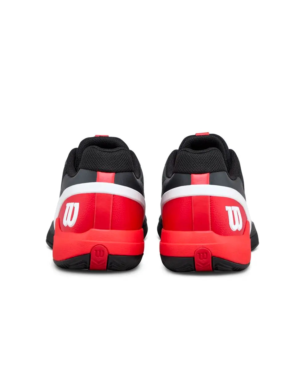 Wilson Rush Pro 5 Clay Tennis Shoes Black/Red