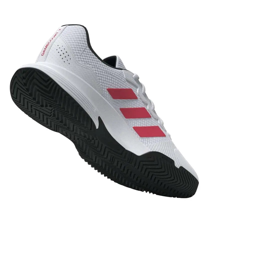 Adidas Gamecourt 2 Men's Tennis Shoes White/Red/Black