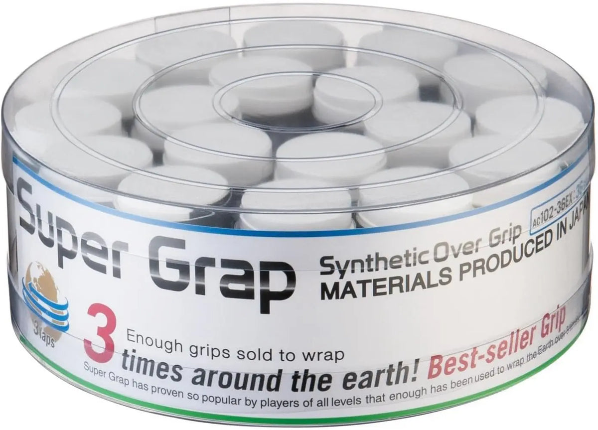 Overgrips Yonex Surgrip 36 unidades Branco