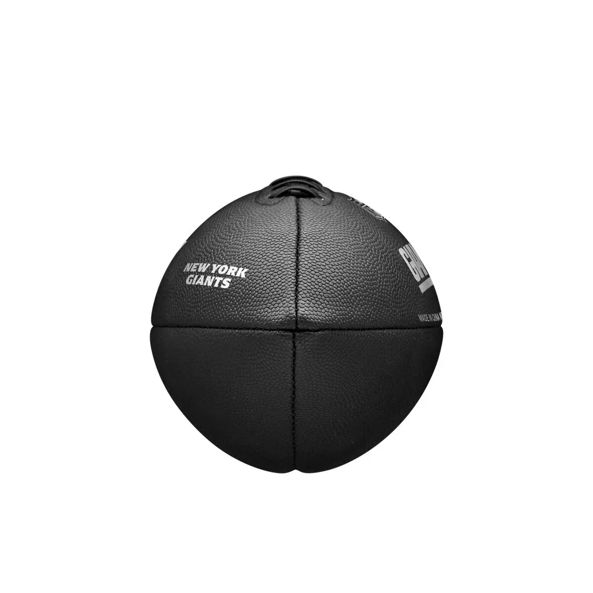 Bola de Futebol Americano Wilson NFL Team Metallic Premiere New York Giants Oficial Preta