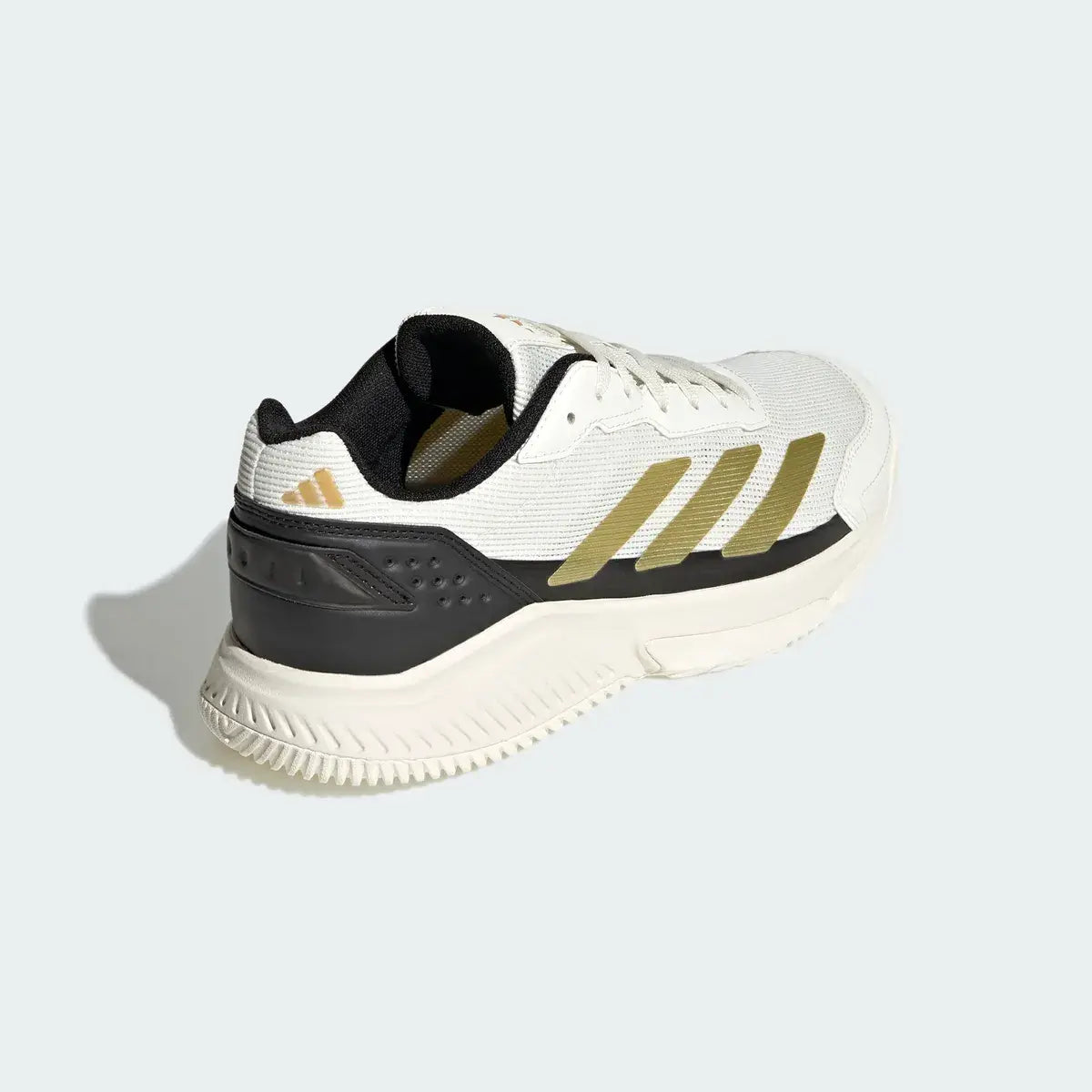 Zapatillas Adidas Courtquick Pádel Hombre Blanco/Negro/Dorado