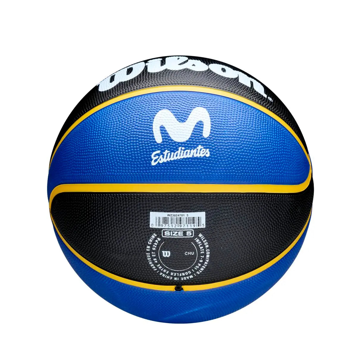 Balón Baloncesto Wilson Acb Movistar Estudiantes Talla 5