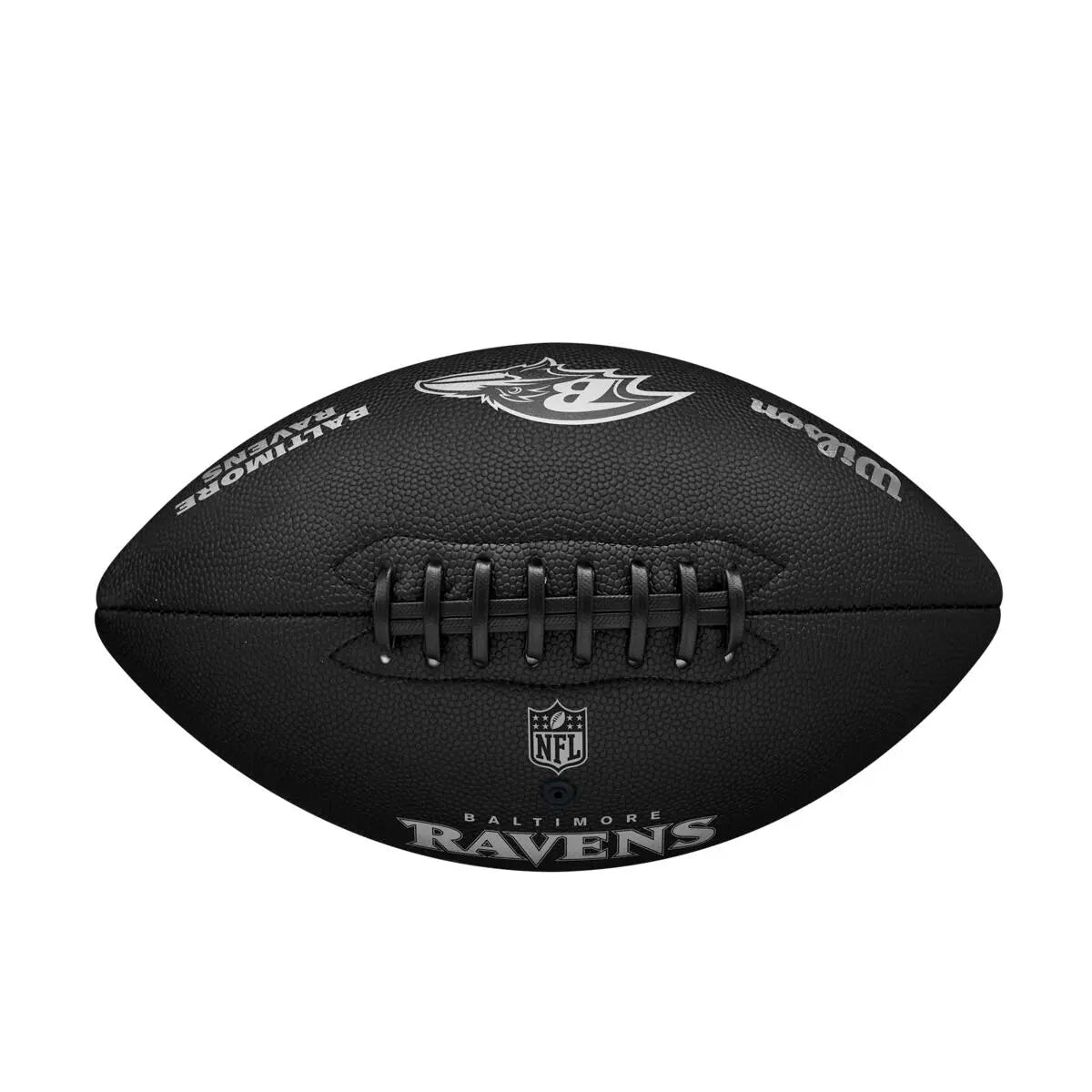 Balón Fútbol Americano Wilson Nfl Team Metallic Premiere Baltimore Ravens Official Negro