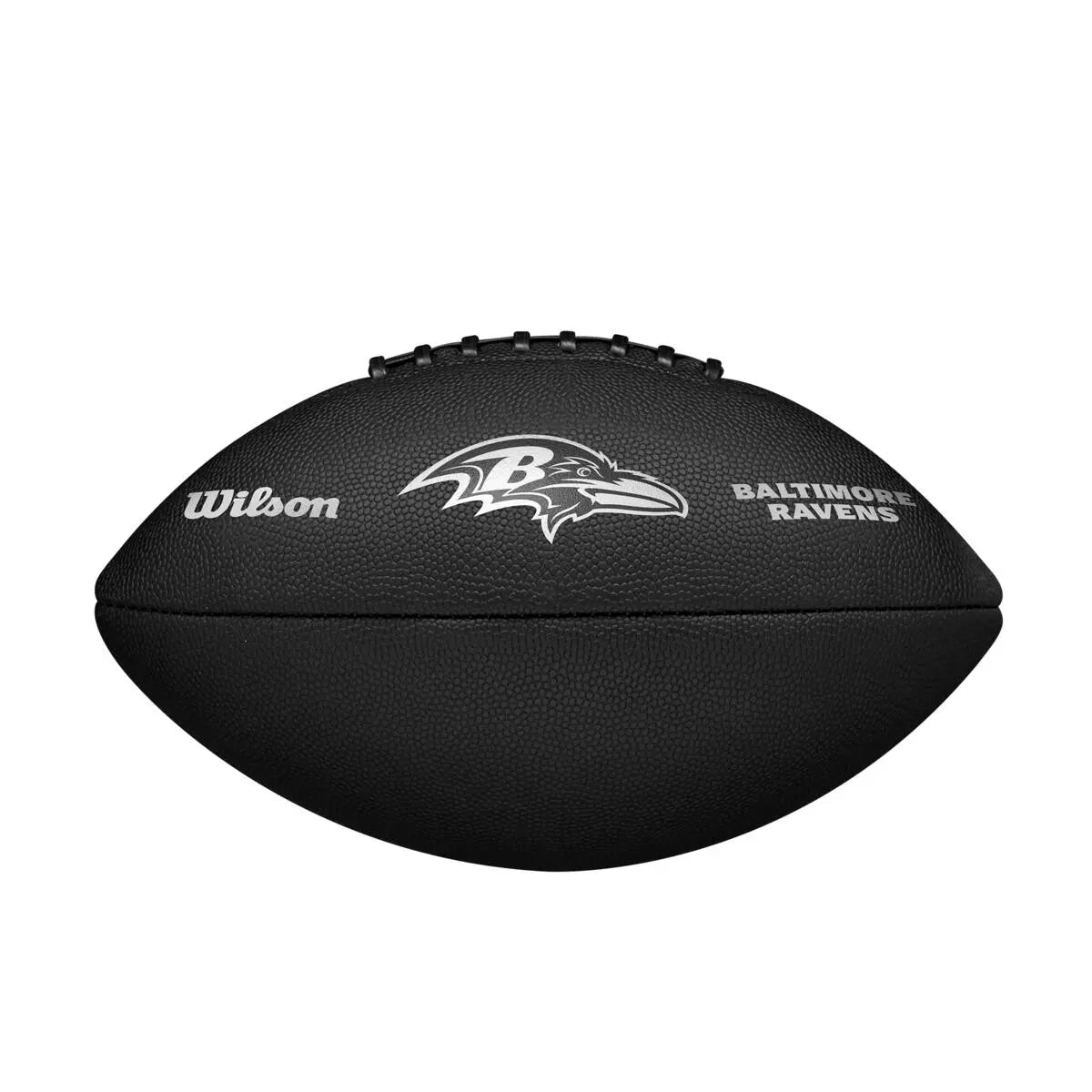 Balón Fútbol Americano Wilson Nfl Team Metallic Premiere Baltimore Ravens Official Negro