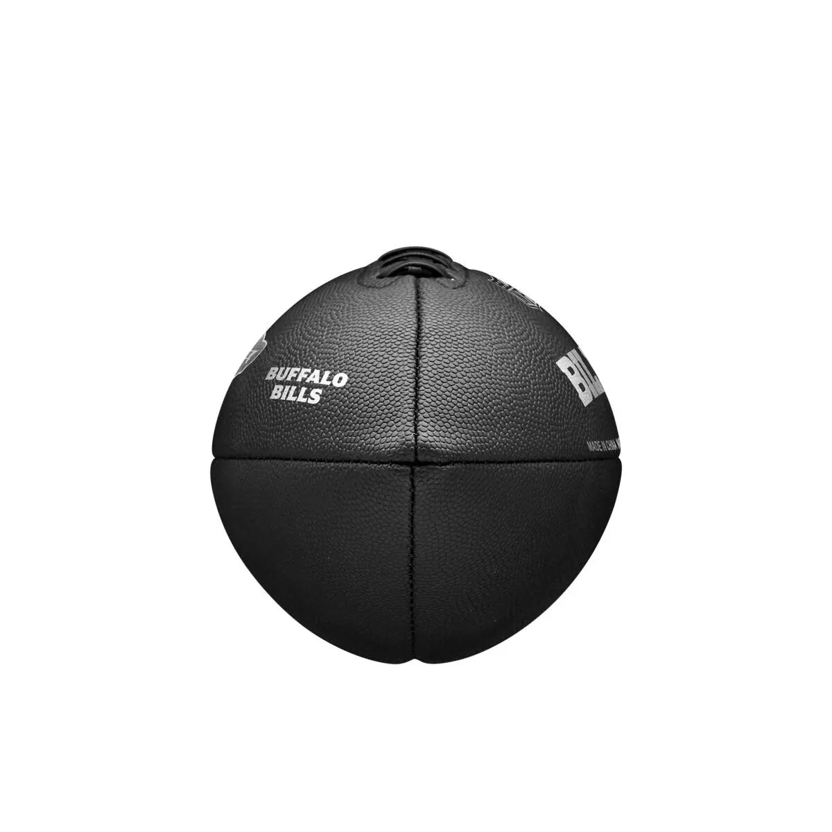 Bola de Futebol Americano Wilson NFL Team Metallic Premiere Buffalo Bills Oficial Preta