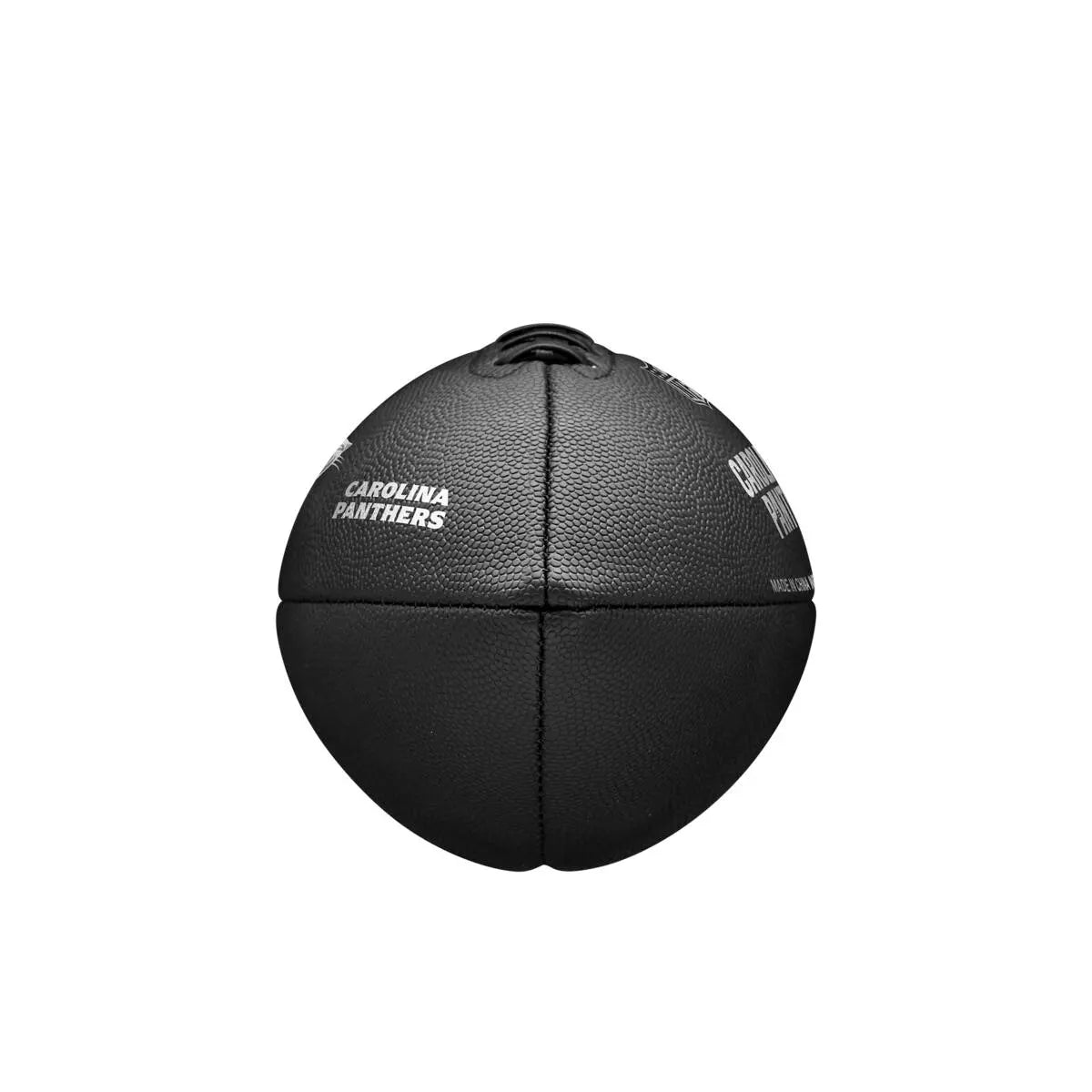 Balón Fútbol Americano Wilson Nfl Team Metallic Premiere Carolina Panthers Official Negro