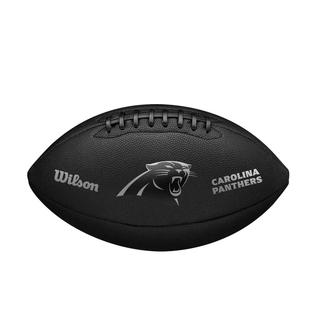 Balón Fútbol Americano Wilson Nfl Team Metallic Premiere Carolina Panthers Official Negro