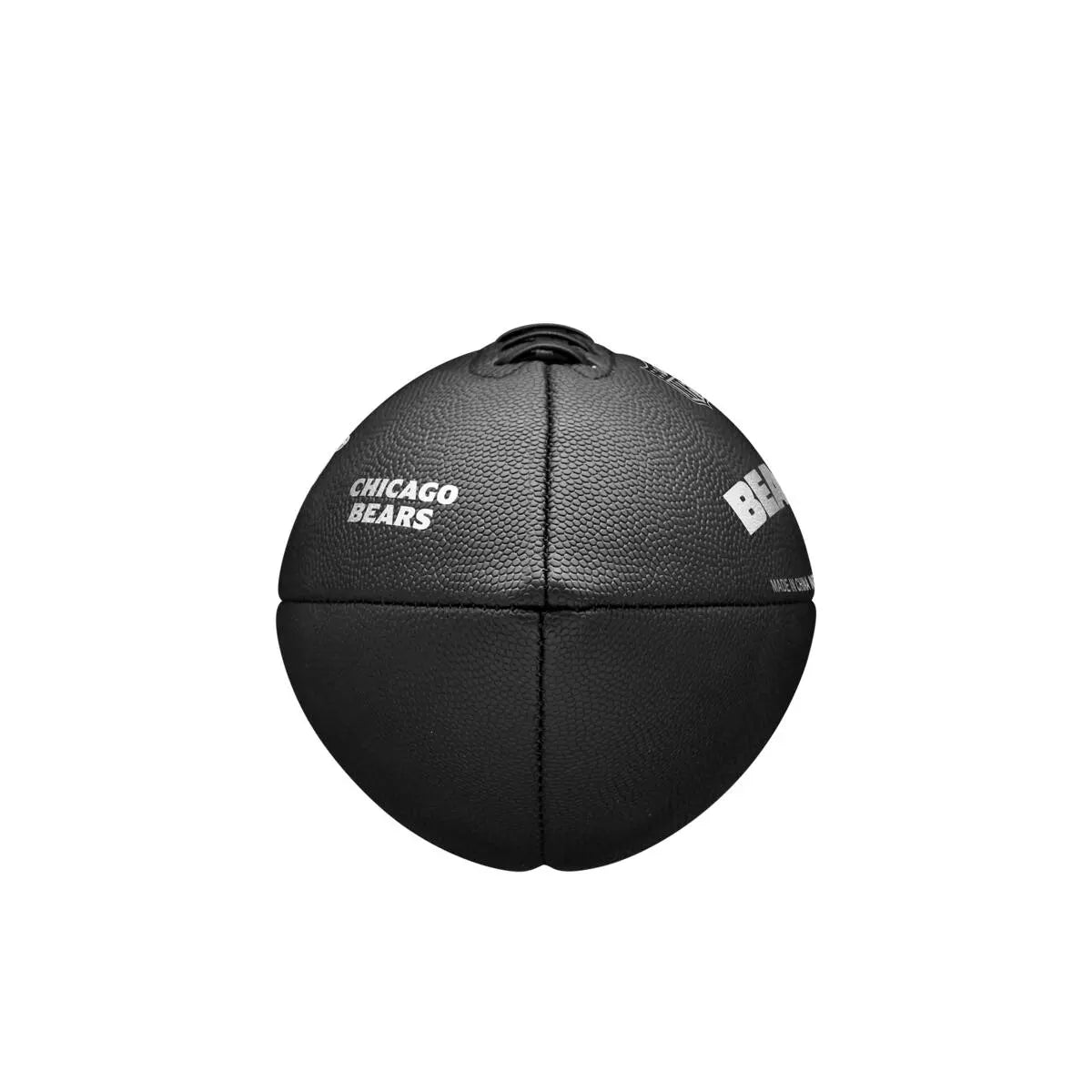 Bola de Futebol Americano Wilson NFL Team Metallic Premiere Chicago Bears Oficial Preto