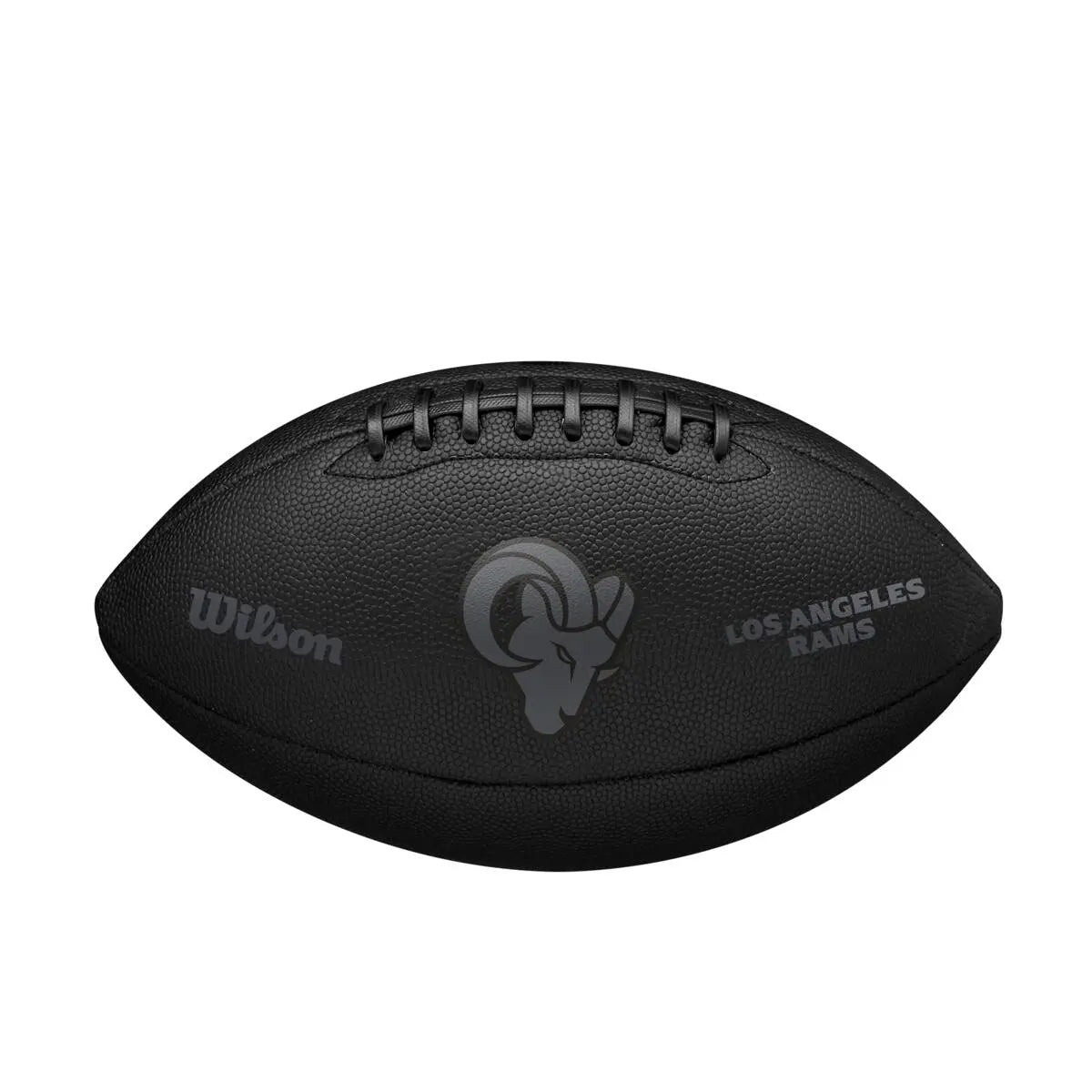 Balón Fútbol Americano Wilson Nfl Team Metallic Premiere Los Angeles Rams Official Negro