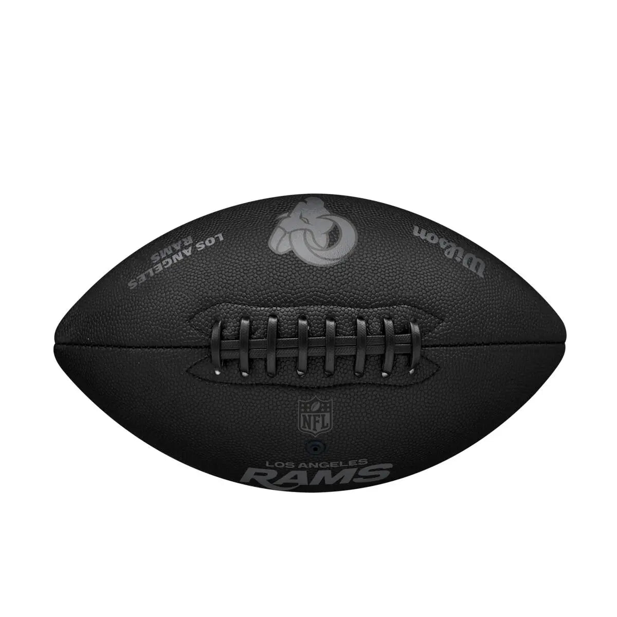 Balón Fútbol Americano Wilson Nfl Team Metallic Premiere Los Angeles Rams Official Negro