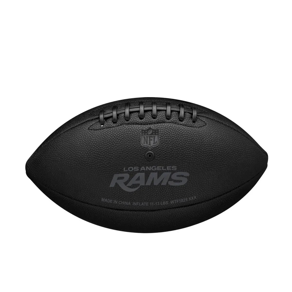 Balón Fútbol Americano Wilson Nfl Team Metallic Premiere Los Angeles Rams Official Negro