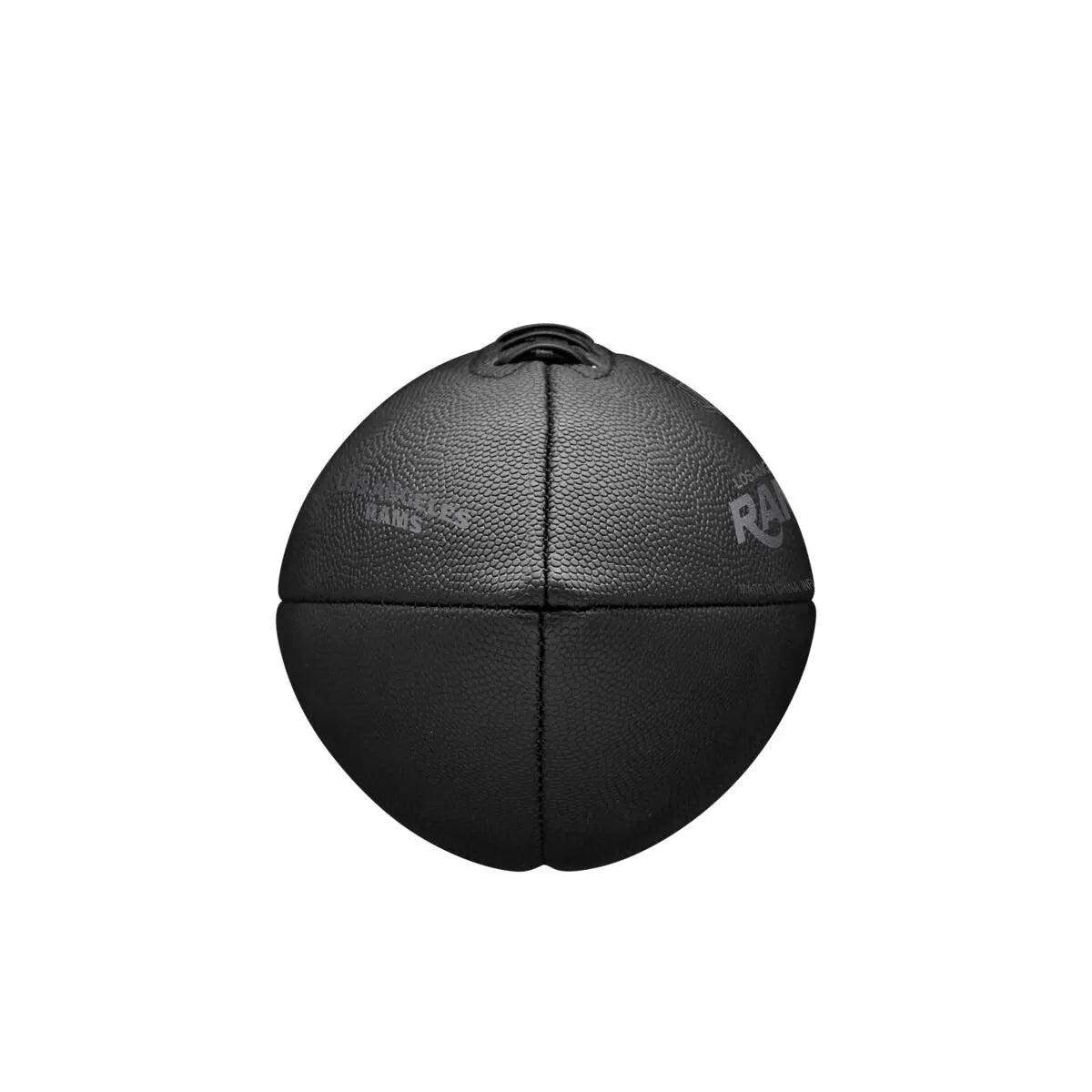 Balón Fútbol Americano Wilson Nfl Team Metallic Premiere Los Angeles Rams Official Negro