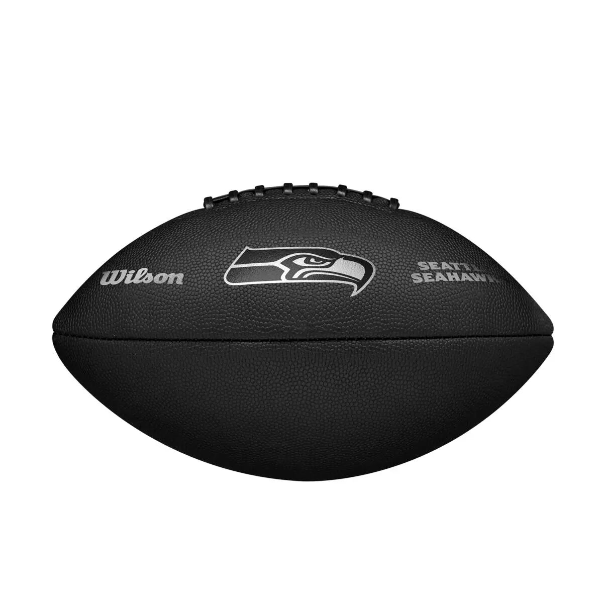 Balón Fútbol Americano Wilson Nfl Team Metallic Premiere Seattle Seahawks Official Negro