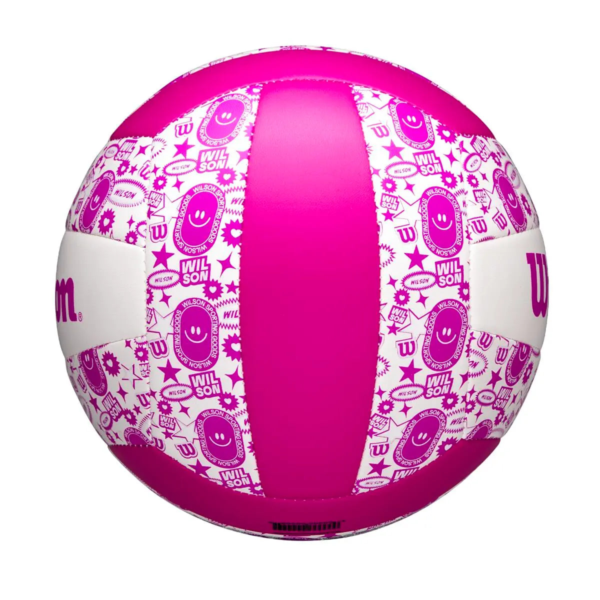 Balón Voleibol Wilson Stamp Morado/Blanco