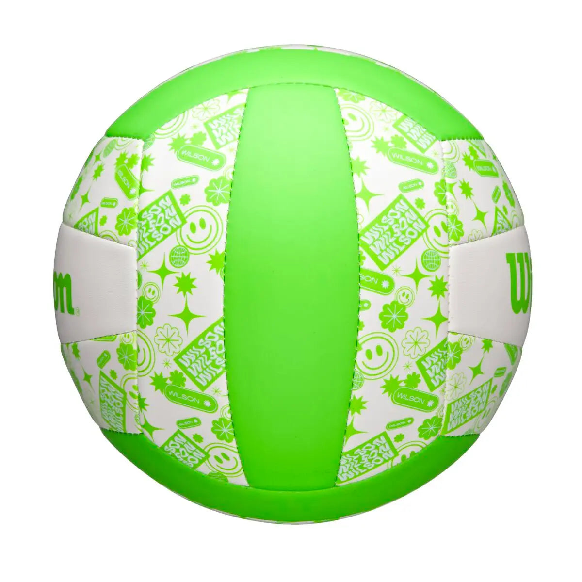 Balón Voleibol Wilson Stamp Verde/Blanco