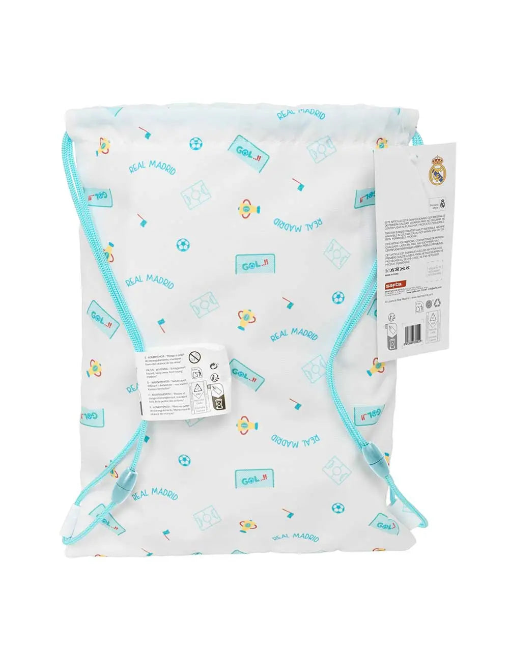 Bolsa Junior Real Madrid Preescolar Blanca
