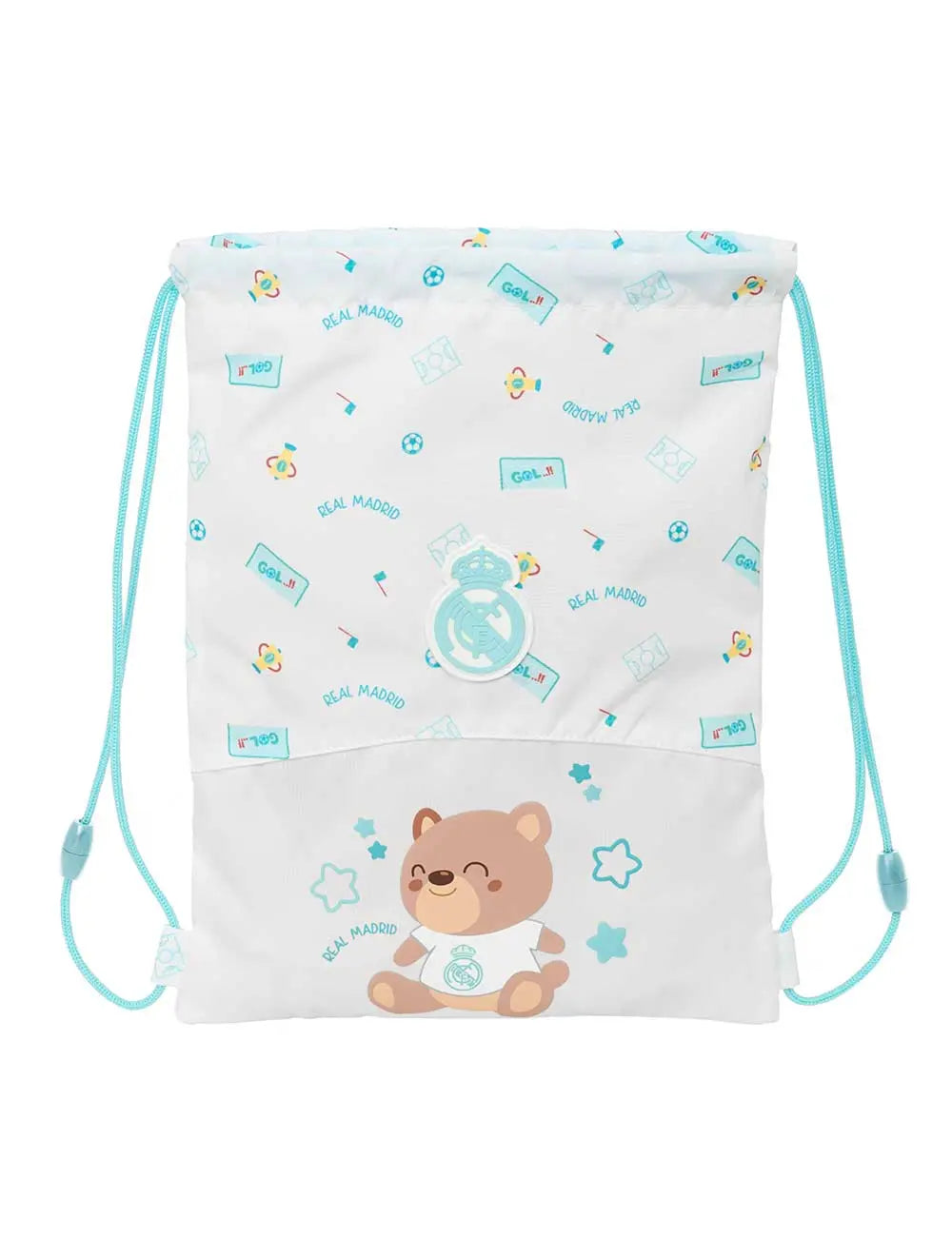 Bolsa Junior Real Madrid Preescolar Blanca