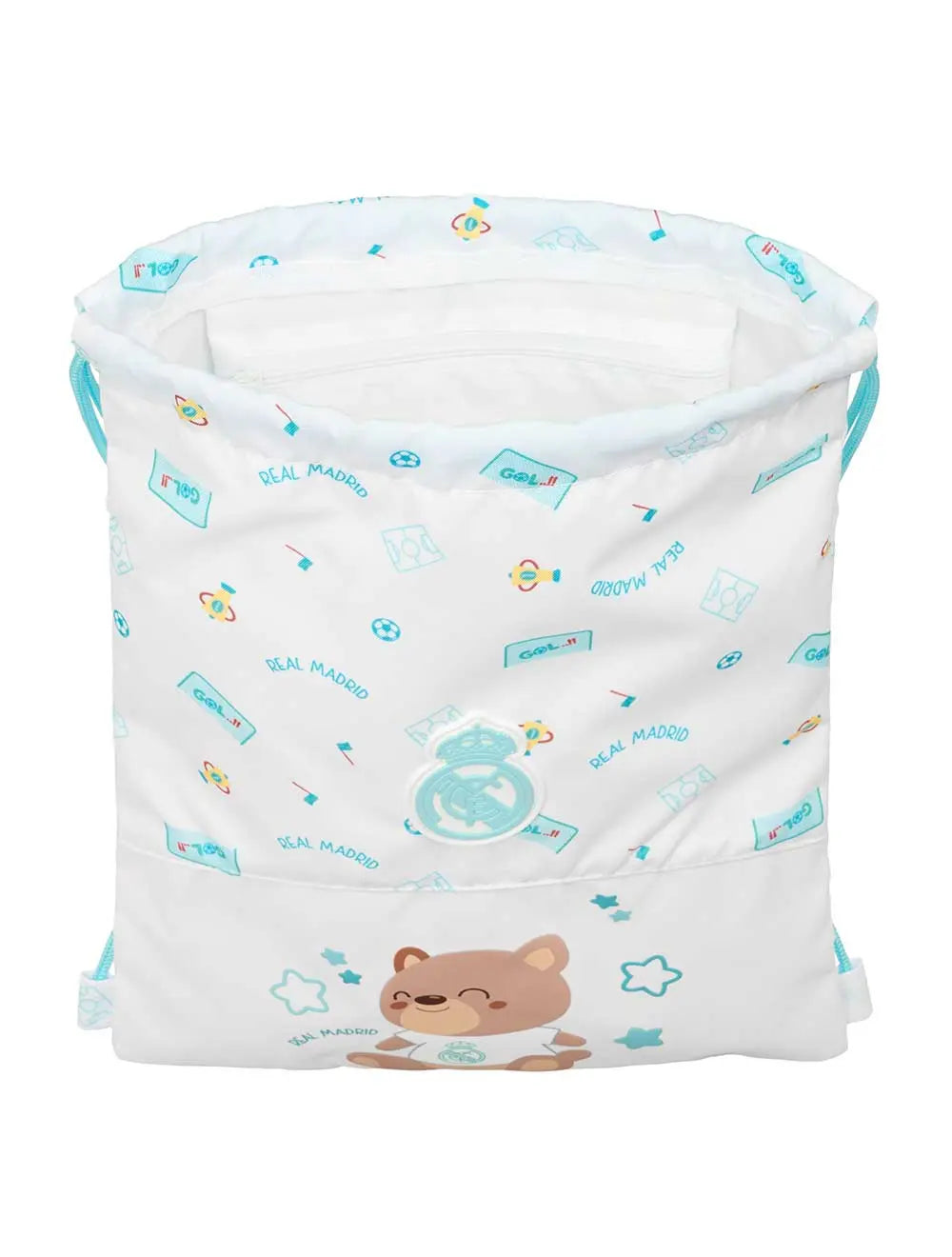 Bolsa Junior Real Madrid Preescolar Blanca