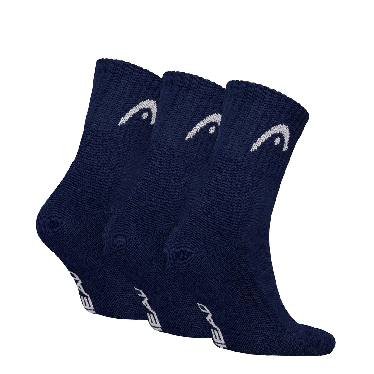 Head All Sports Training Short Crew Socks 3 Pairs Navy