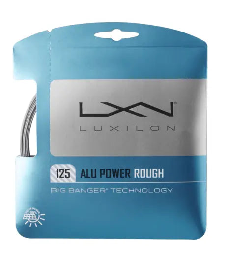 Luxilon ALU Power Rough Tennis String Set 12.2m Silver