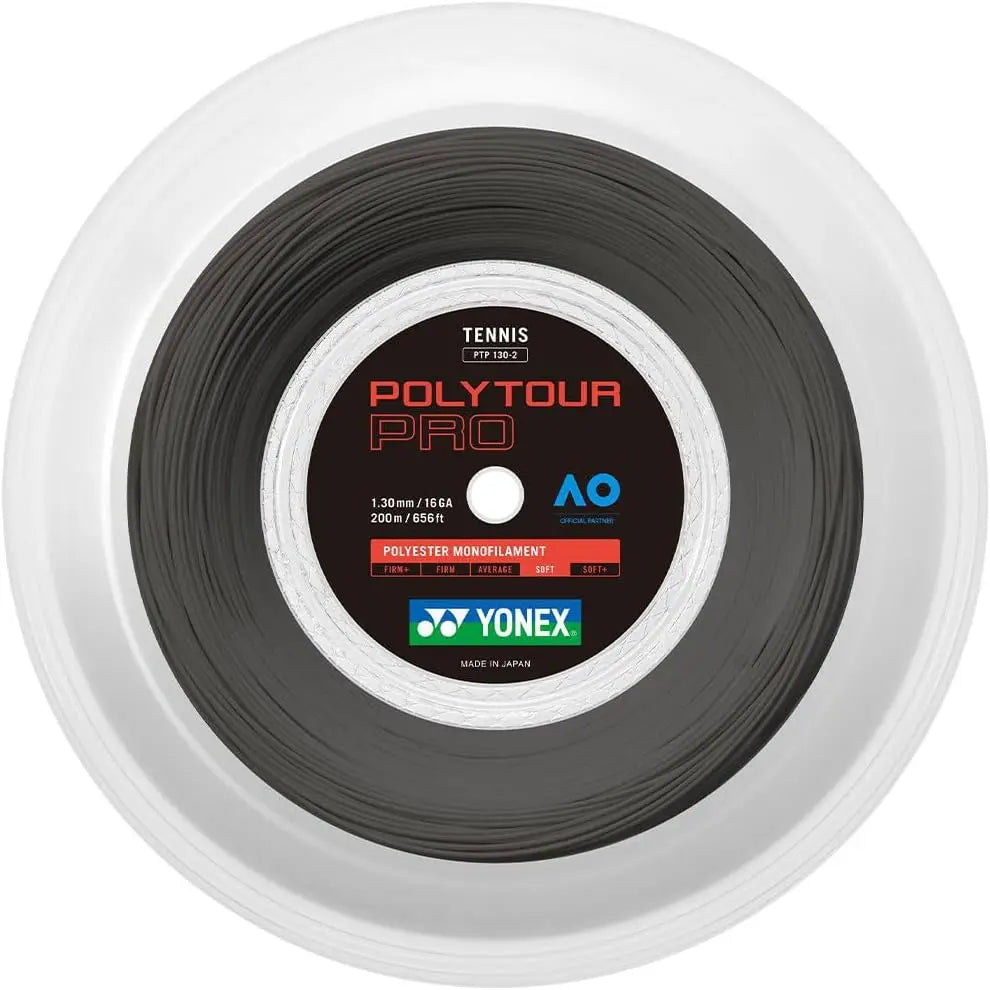 Yonex Poly Tour Pro String Reel 200m Graphite
