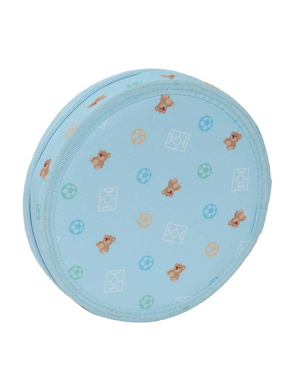 Estuche Plumier Redondo 18 Pcs. Real Madrid Preescolar Azul