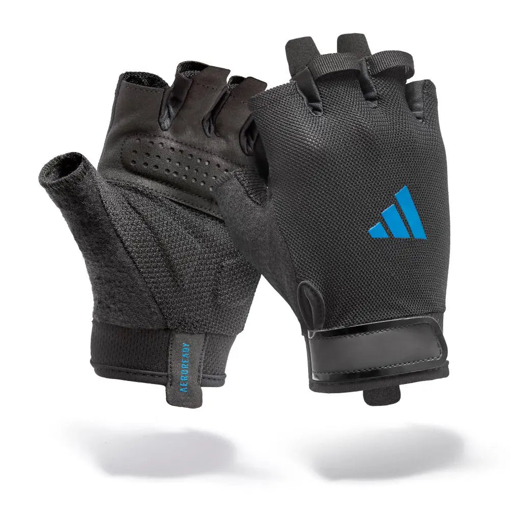 Luvas de Treino Adidas Essential Aeroready Preto/Azul