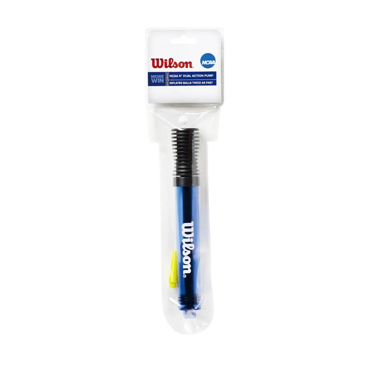 Inflador Wilson Baloncesto NCAA 6" Doble Acción Colores Surtidos