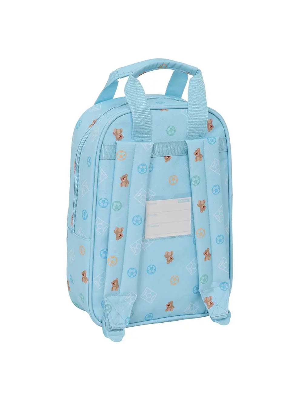 Mochila Infantil Con Asas Real Madrid Preescolar Azul