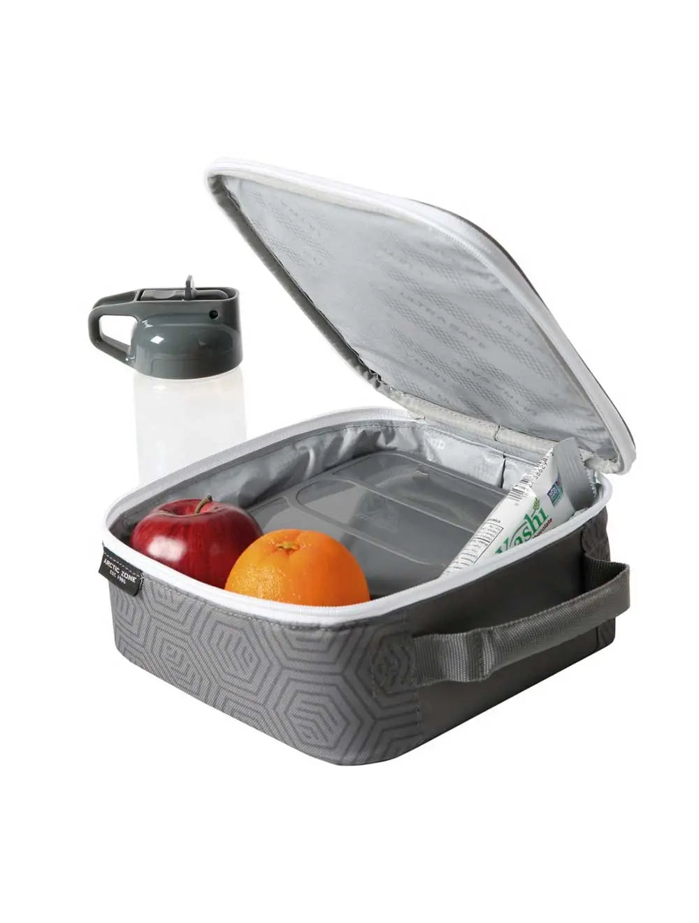 Saco Térmico Porta-Alimentos+Garrafa+Tupperware Cinzento Real Madrid