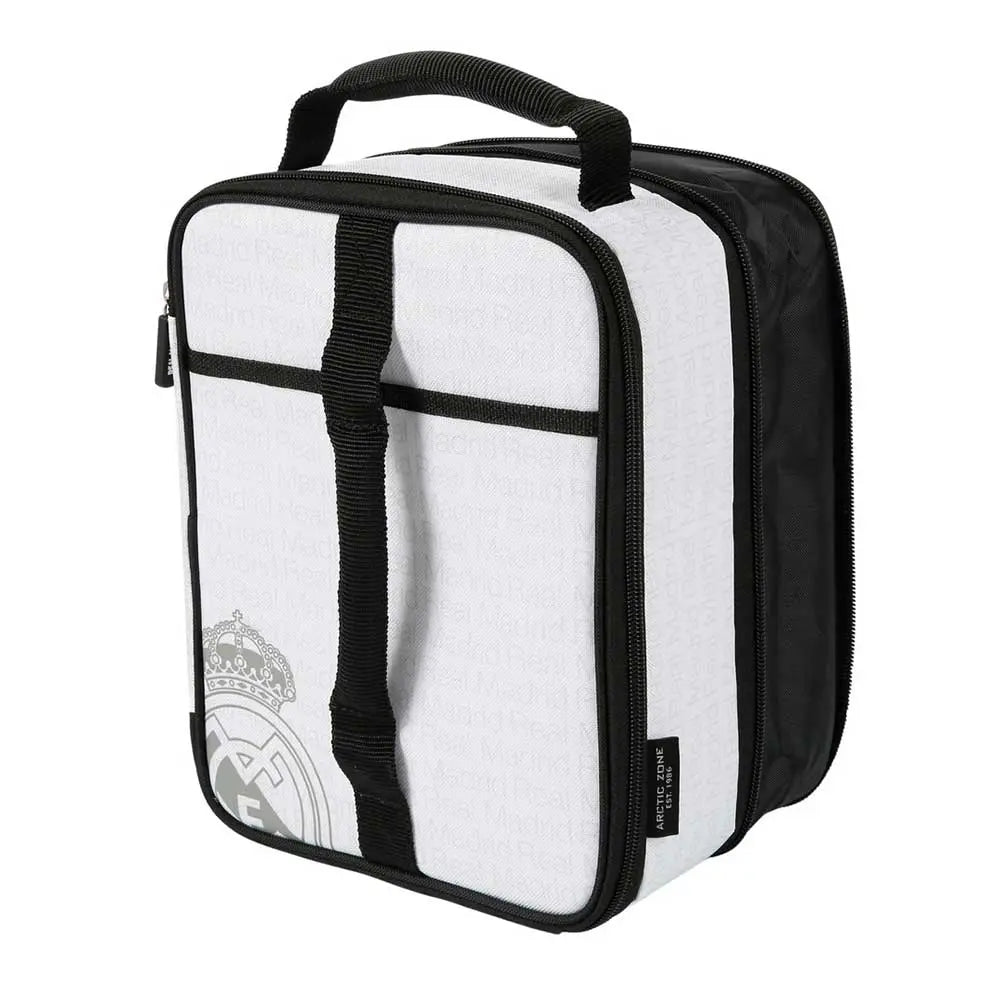 Porta-Alimentos Térmico Expandible+Tupper Real Madrid Blanco