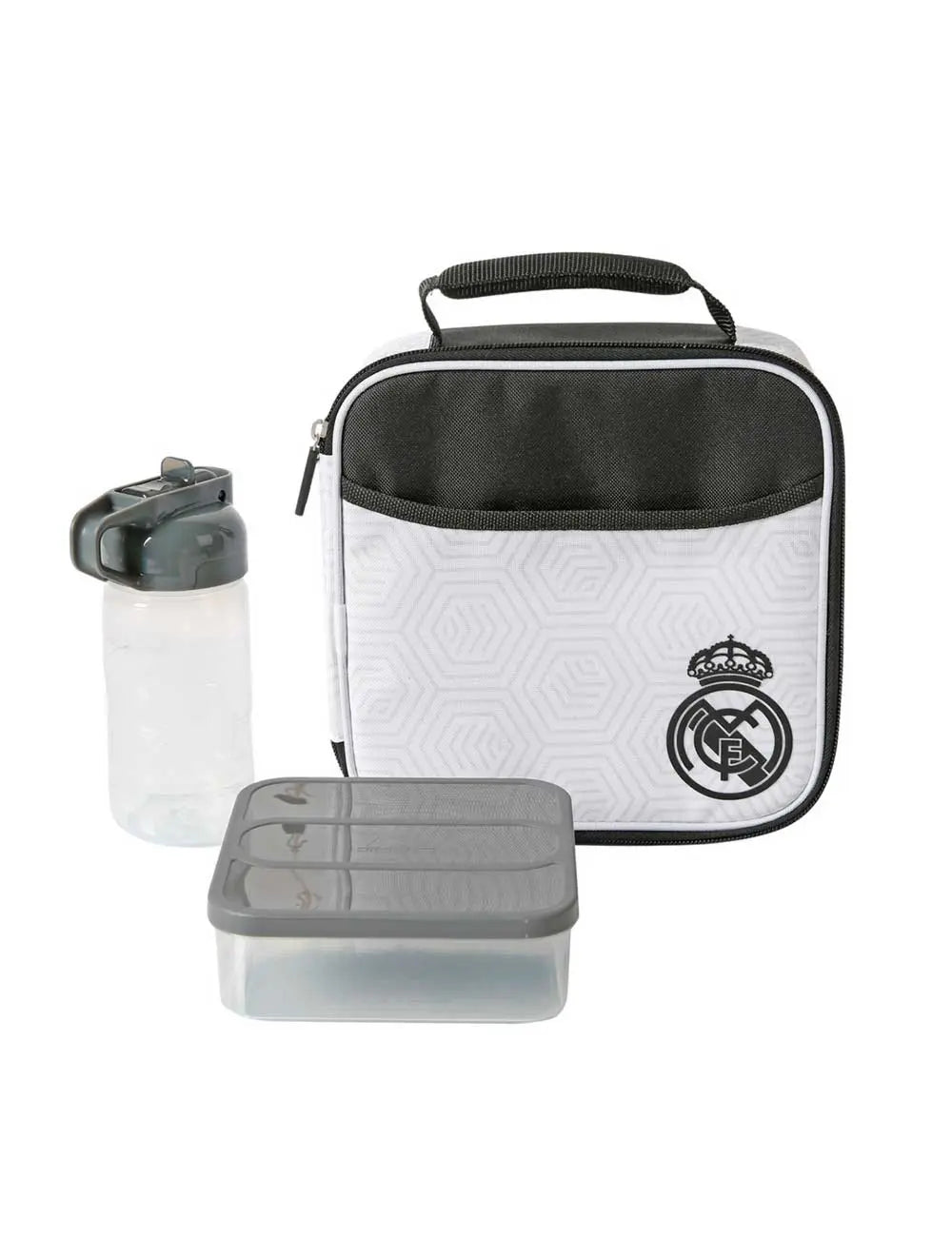 Porta-Alimentos Térmico+Botella+Tupper Blanco Real Madrid