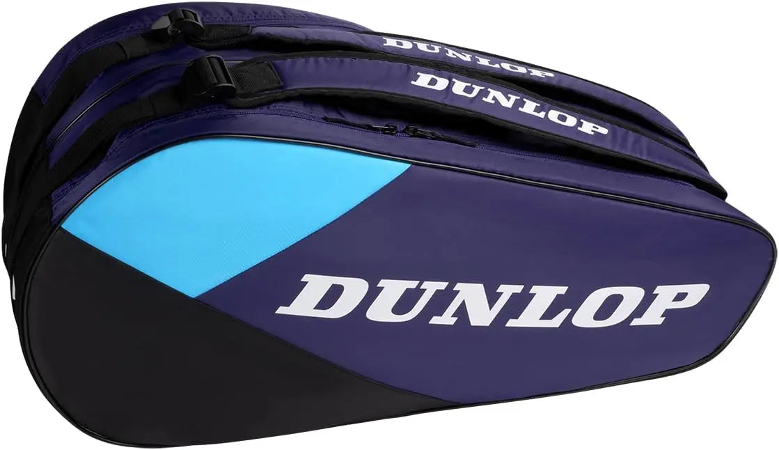 Raquetero Dunlop FX-CLUB 10 Raquetas Violeta/Negro/Cyan