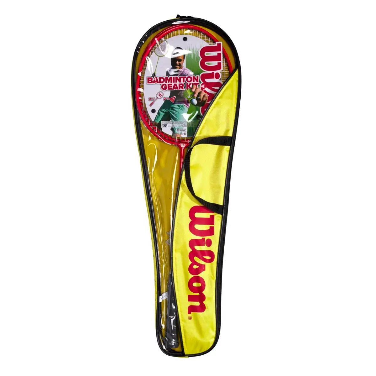 Conjunto de Badminton Wilson 2 Raquetes 1 Volante V2