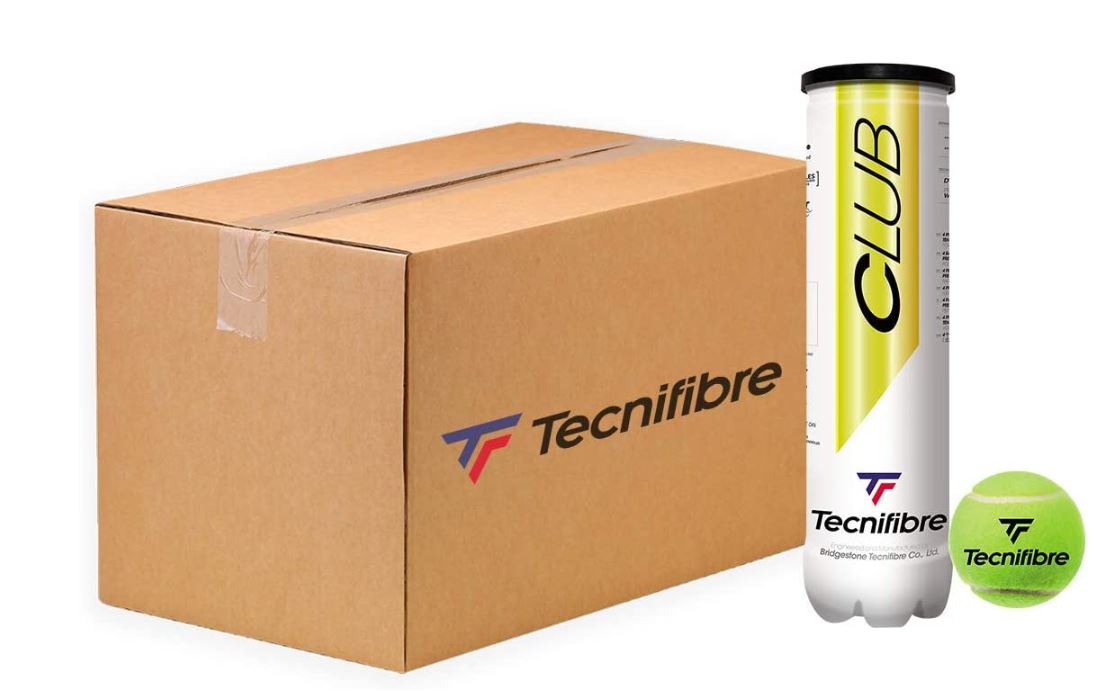 Bolas Ténis Tecnifibre CLUB B4 36 Tubos de 4 bolas