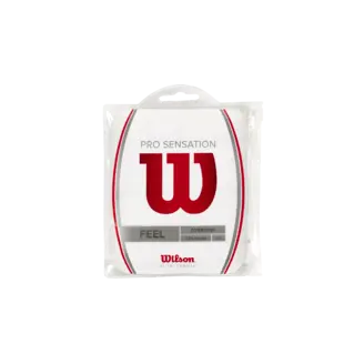 Wilson Pro Sensation Tennis Padel Overgrips 12 Units White