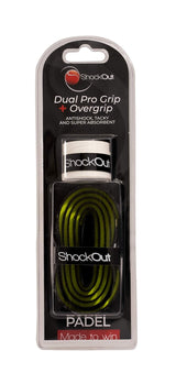 Dual Pro Grip + Overgrip SHOCKOUT Negro/Amarillo