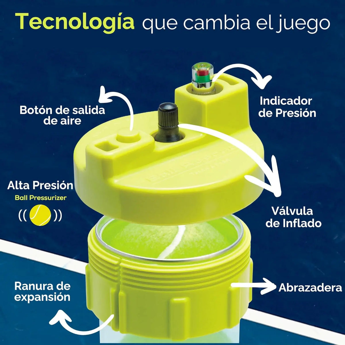 Ball Rescuer Pressurizador Bolas Alta Pressão Premium Plus