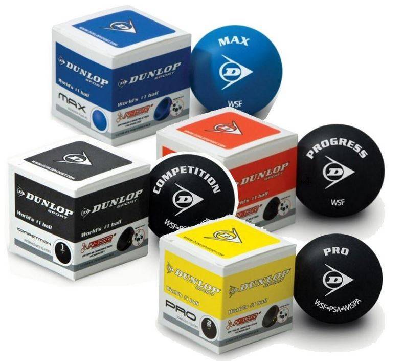 Bolas Squash Dunlop MIX 4 Bolas