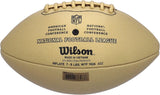 American Football Wilson NFL Duke Metallic Edition Gold Official Size