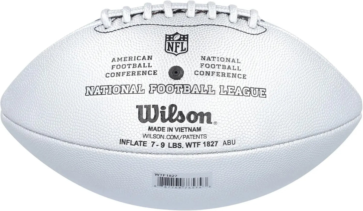 Balón Fútbol Americano Wilson NFL Duke Metallic Edition Silver Official Size