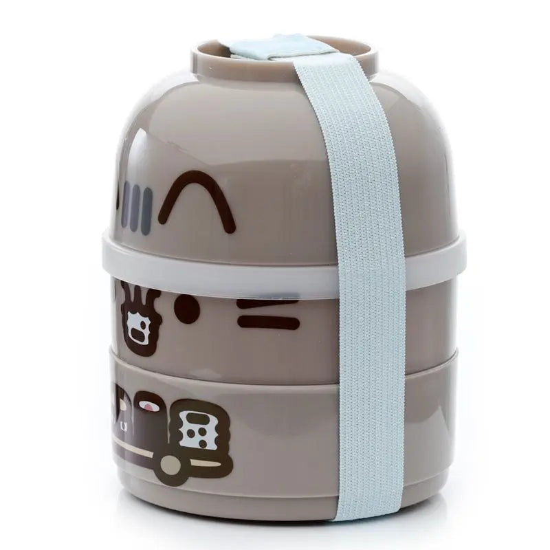 Fiambrera Táper Bento con Compartimentos Gato Pusheen