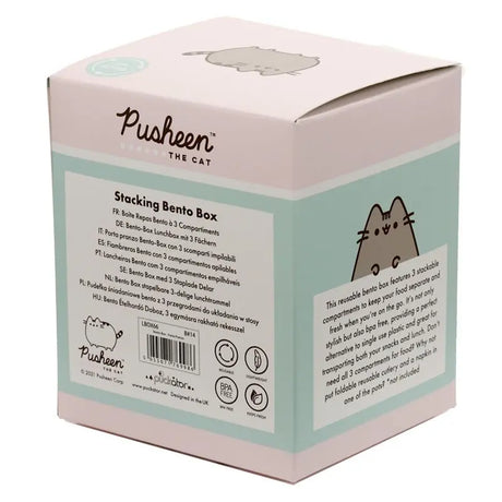 Marmita Tupperware Bento com Compartimentos Gato Pusheen